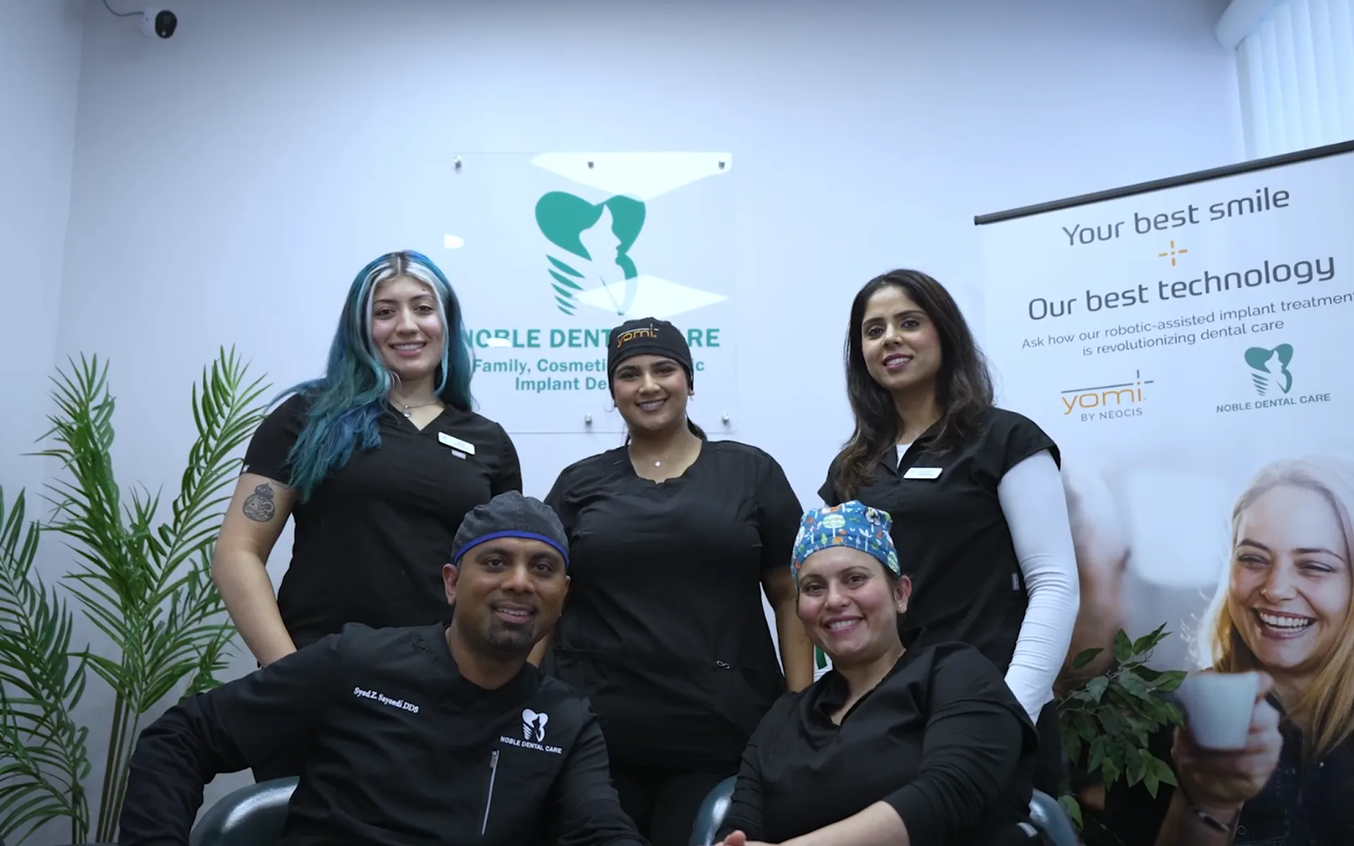 Noble Dental Care team in the Union City office